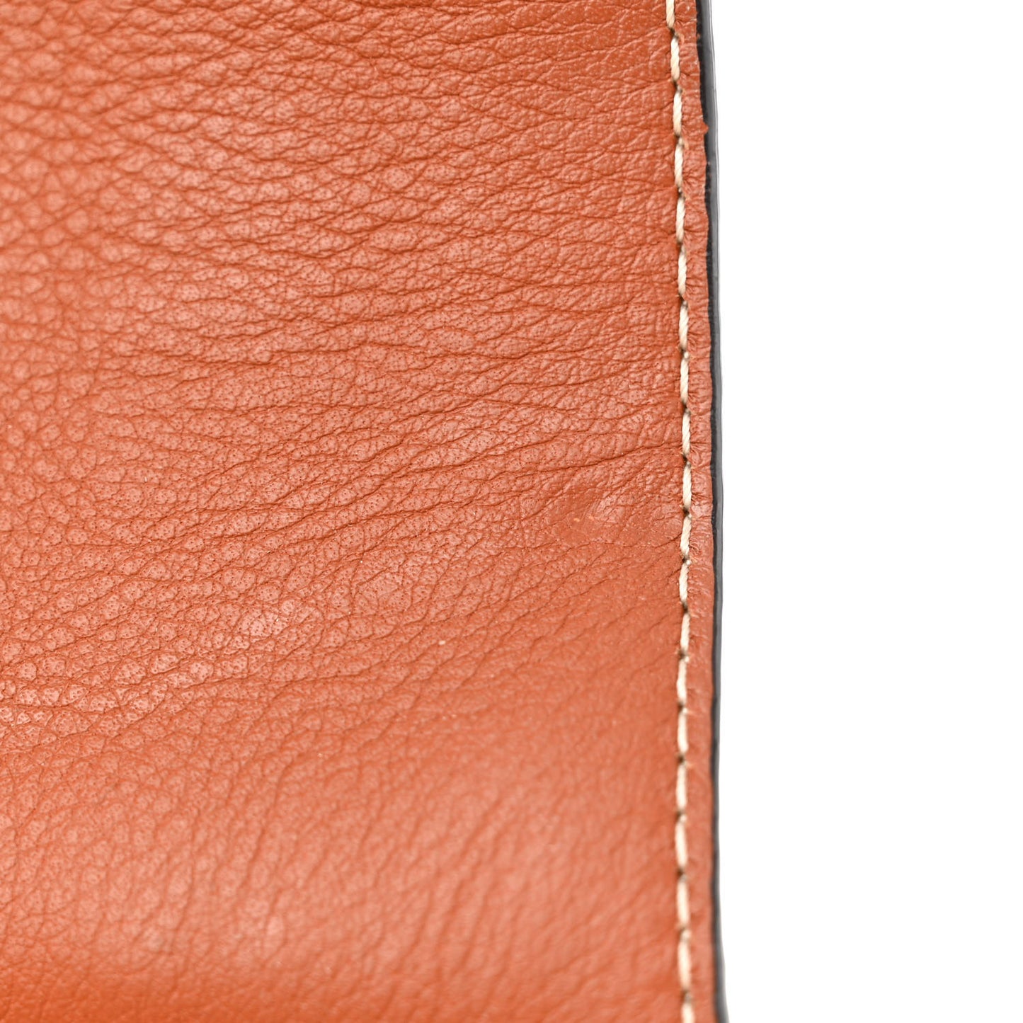 Raffia Small Grain Calfskin Medium Marcie Basket Tan