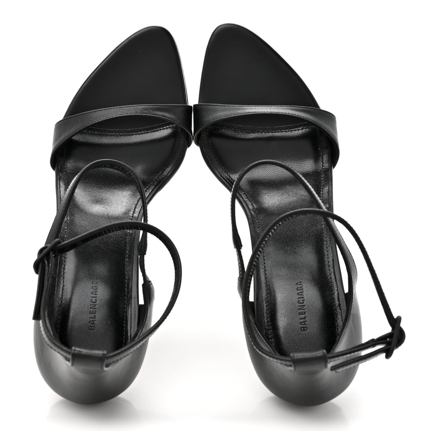Balenciaga Calfskin Honey 90mm Sandal 37 Black 2 of 8