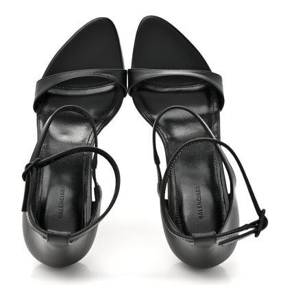 Balenciaga Calfskin Honey 90mm Sandal 37 Black 2 of 8
