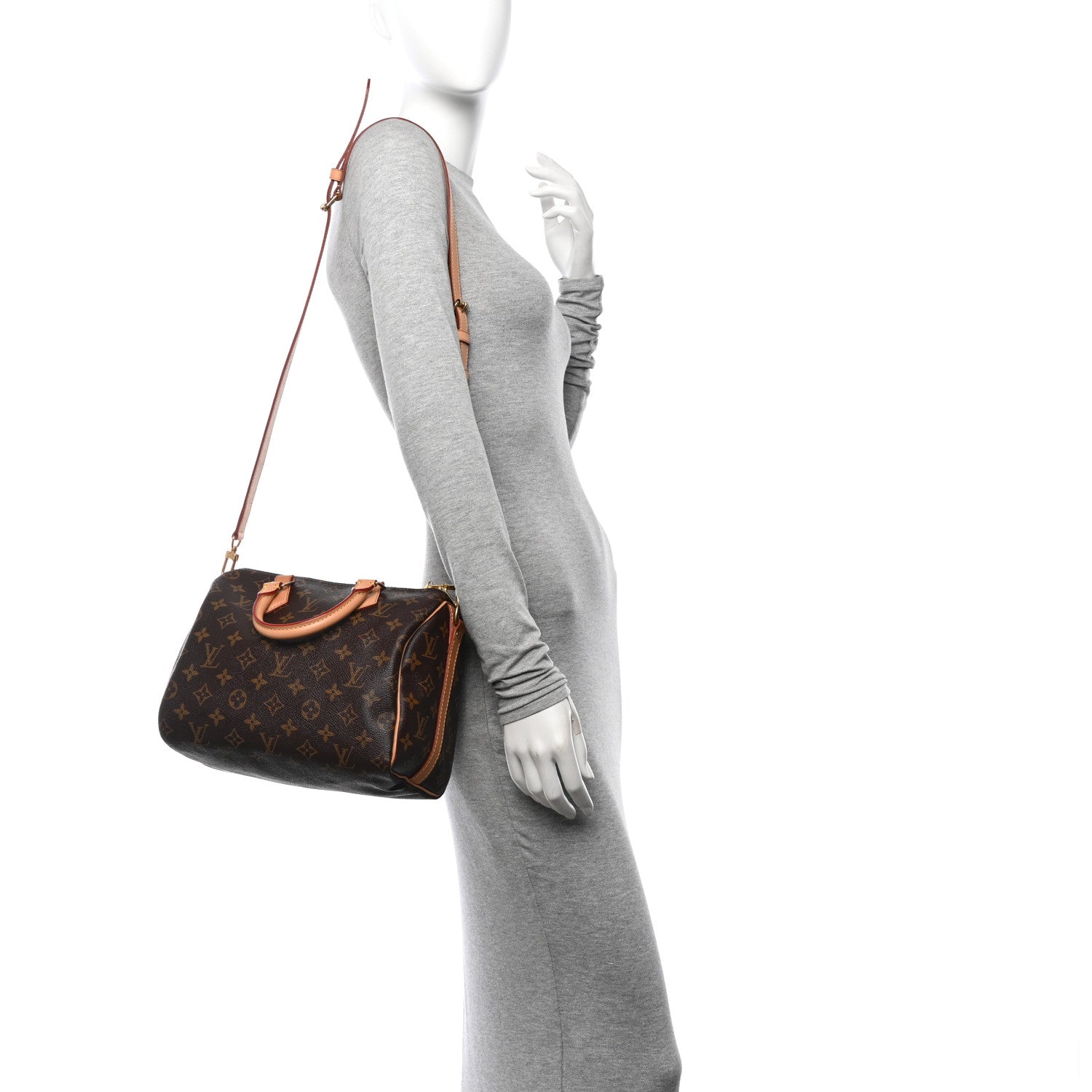 Louis Vuitton Monogram Speedy Bandouliere 25 2 of 10