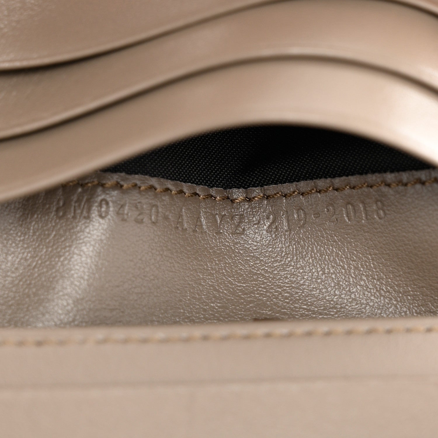 Fendi Vitello King Tamponato Logo Embossed Wallet Tortora 7 of 8