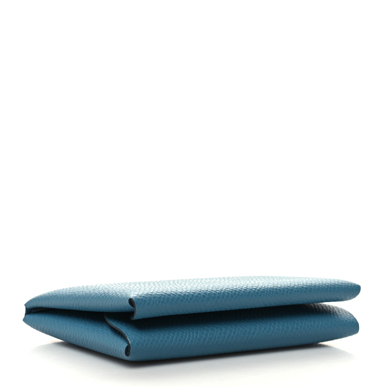 Hermes Epsom Calvi Duo Card Case Blue Jean 4 of 10