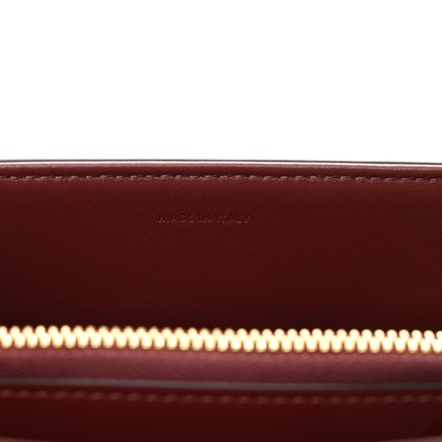Satinated Calfskin Mini 16 Top Handle Bag Light Burgundy