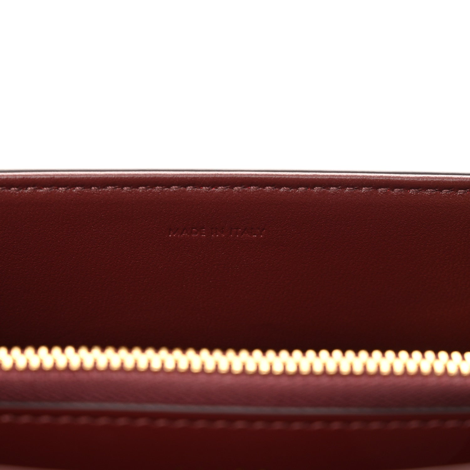 Celine Satinated Calfskin Mini 16 Top Handle Bag Light Burgundy 7 of 11