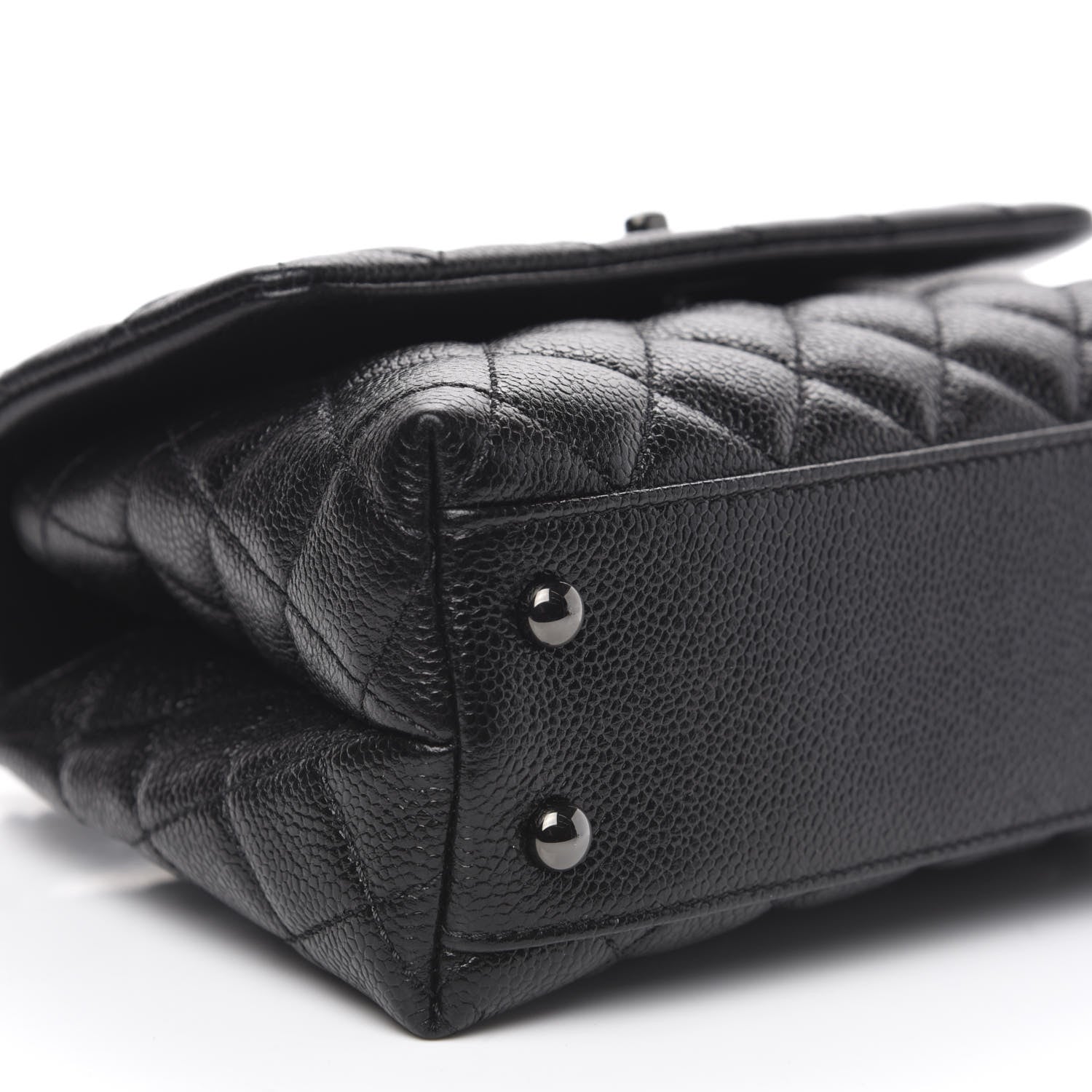 Chanel Caviar Quilted Mini Coco Handle Flap So Black 8 of 11