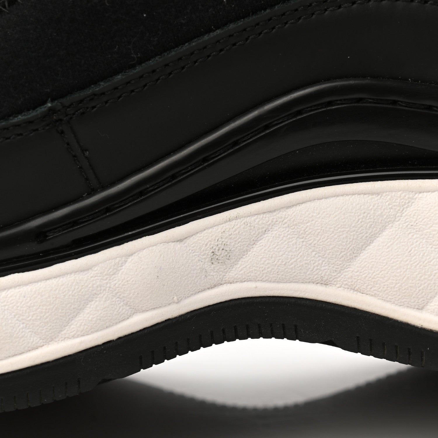 Chanel Velvet Calfskin Mixed Fibers CC Sneakers 38 Black 11 of 14