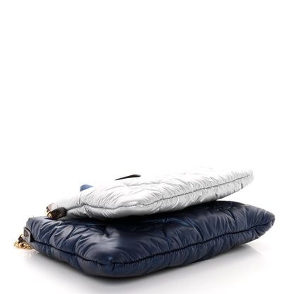 Louis Vuitton Econyl Monogram Pillow Maxi Multi Pochette Accessories Navy Silver 4 of 10