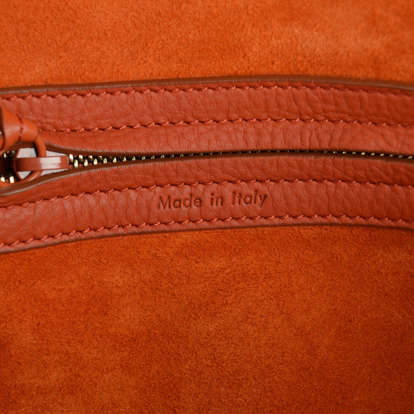Supple Calfskin Medium Phantom Luggage Orange