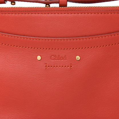Chloe Calfskin Suede Mini Roy Bag Earthy Red 9 of 9