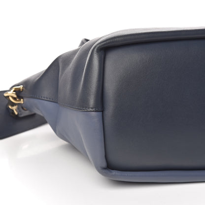 Chloe Smooth Calfskin Large Baylee Tote Street Blue 8 of 11