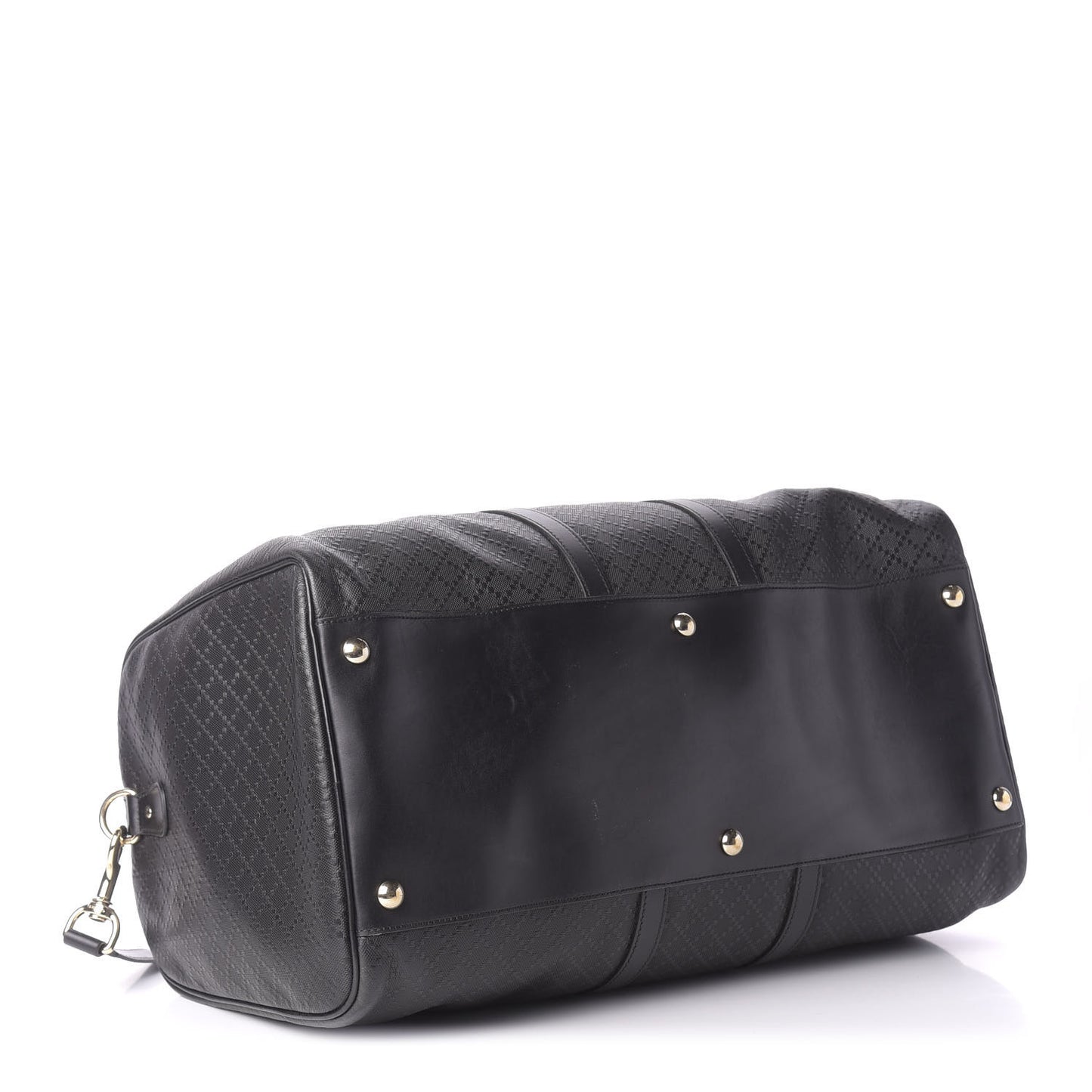 Bright Diamante Large Carry On Duffle Black