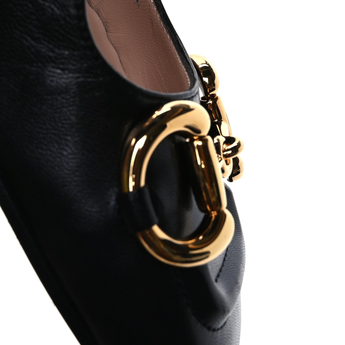 Malaga Kid Horsebit 75mm Slingback Pumps 35.5 Black