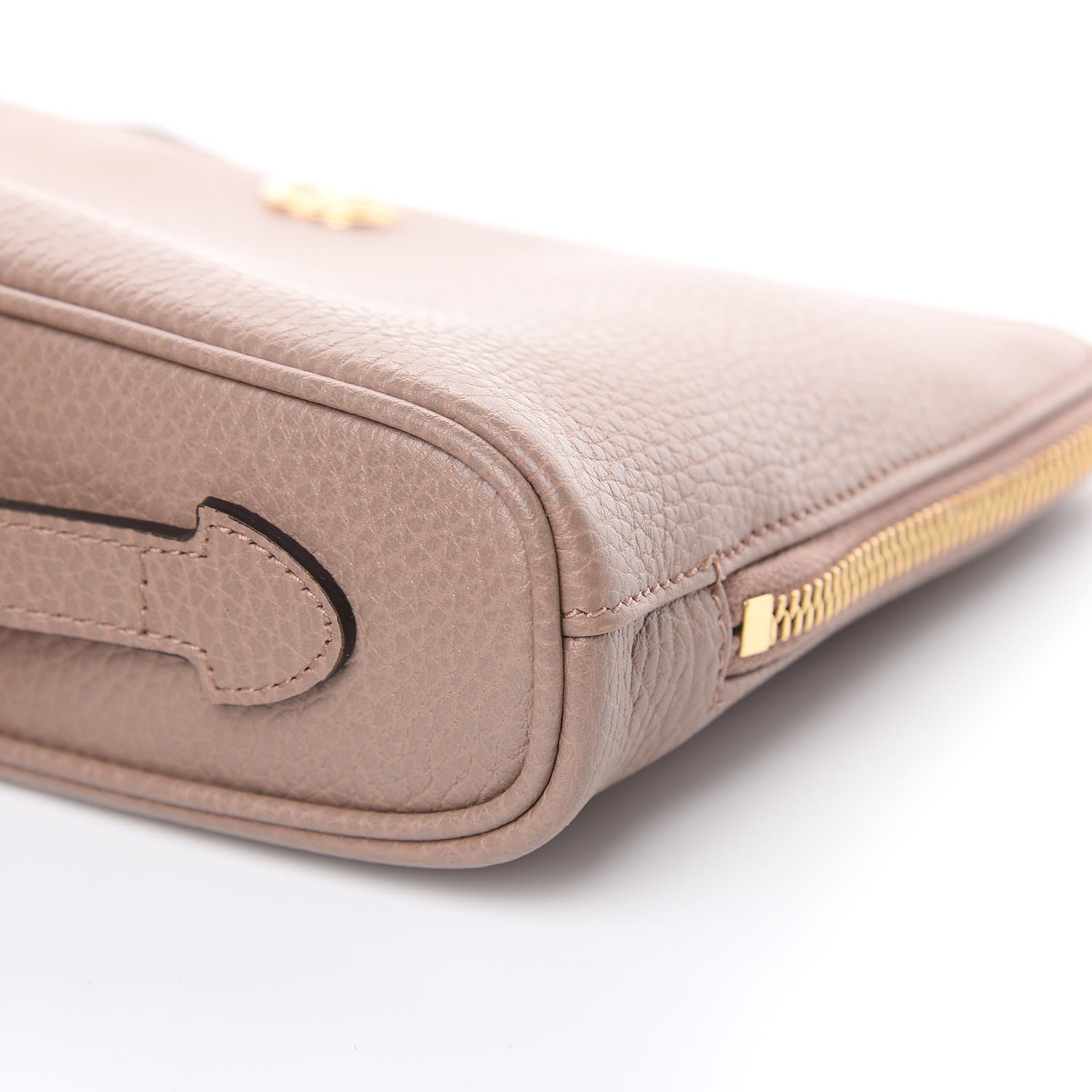 Gucci Calfskin GG Marmont Zip Pouch Porcelain Rose 9 of 9