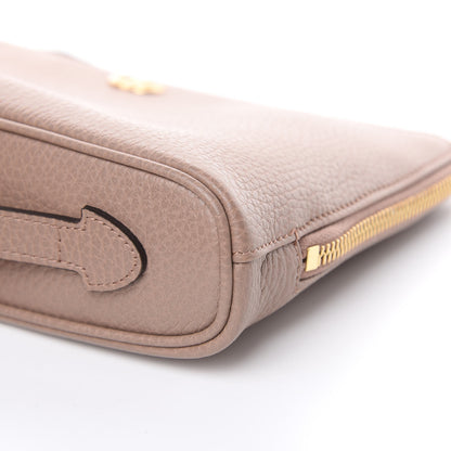 Gucci Calfskin GG Marmont Zip Pouch Porcelain Rose 9 of 9