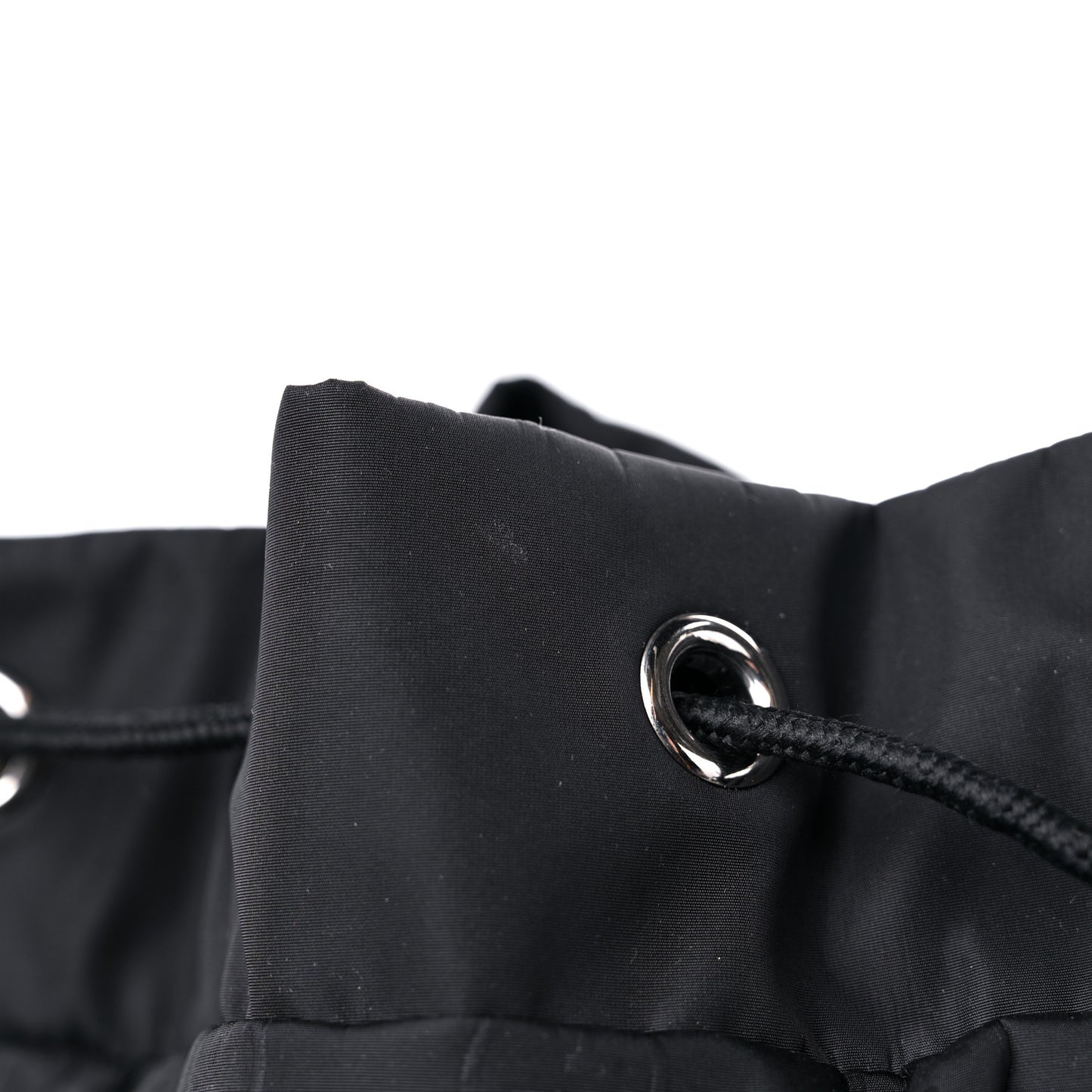 Nylon Monogram Medium Light Single Buckle Backpack Black