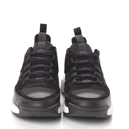 Chanel Fabric Calfskin Suede CC Sneakers 39 Black 2 of 7