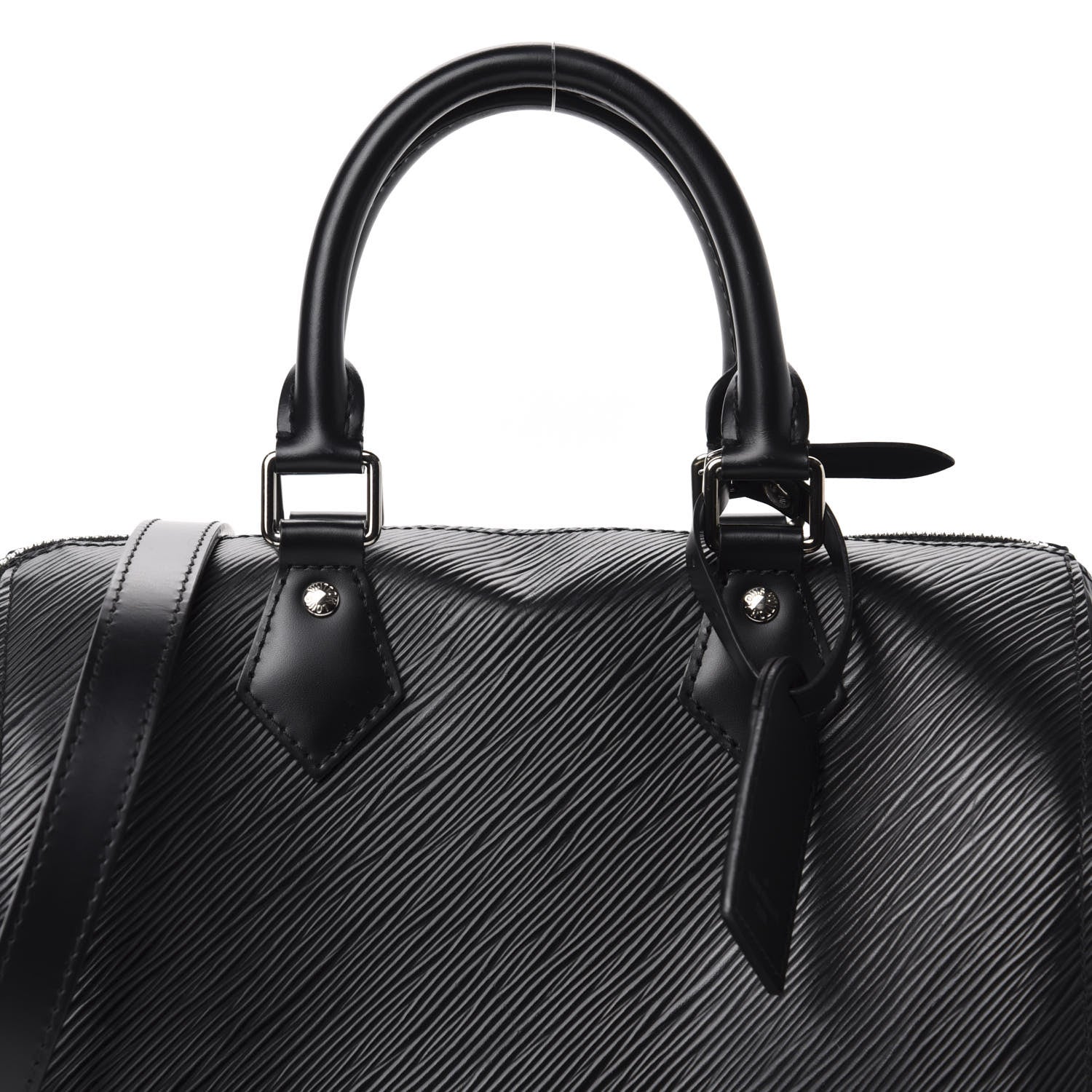 Louis Vuitton Epi Speedy Bandouliere 25 Black 9 of 9