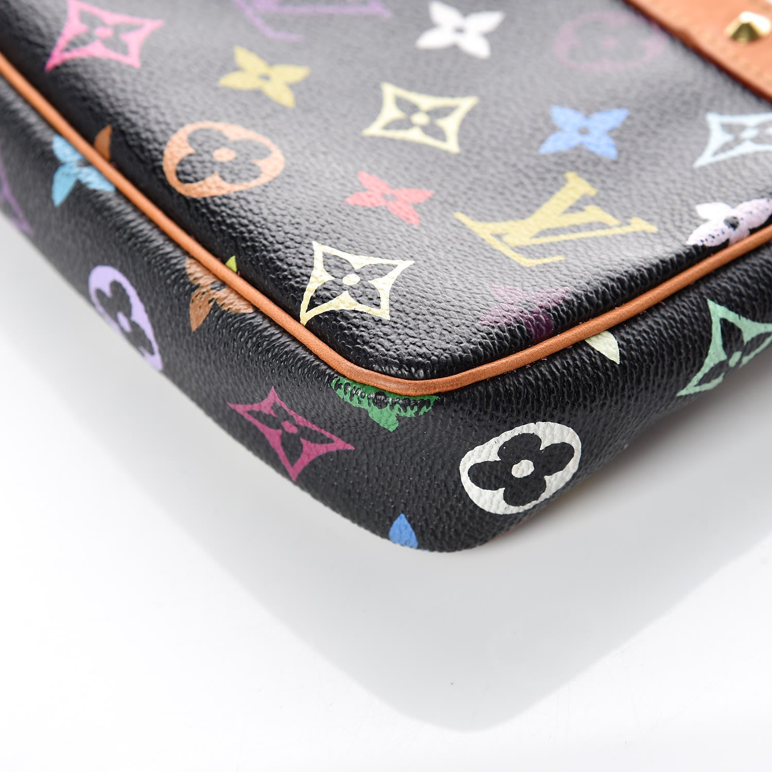 Louis Vuitton Monogram Multicolor Pochette Accessories Black 15 of 16