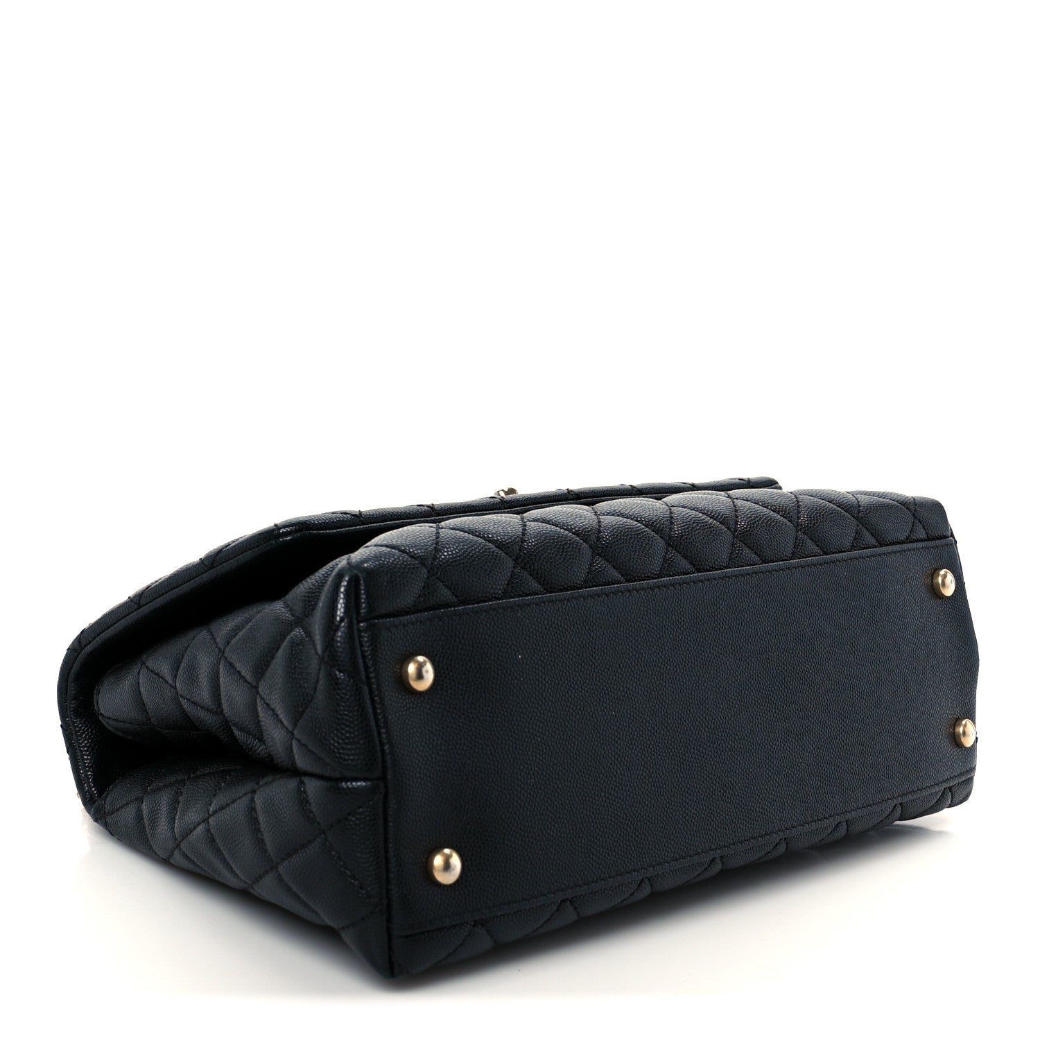 Chanel Caviar Quilted Small Coco Handle Flap Black 4 of 11