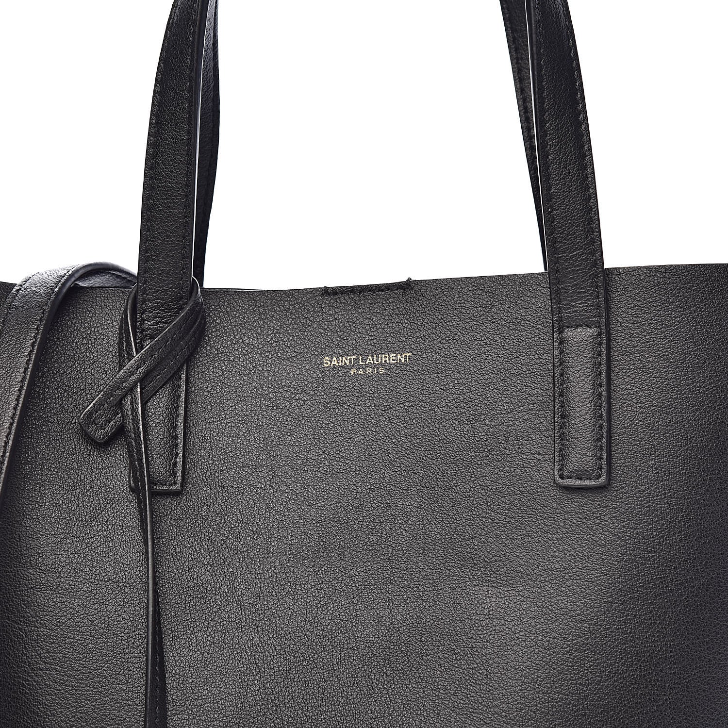 Saint Laurent Calfskin Toy Shopping Tote Black 13 of 13