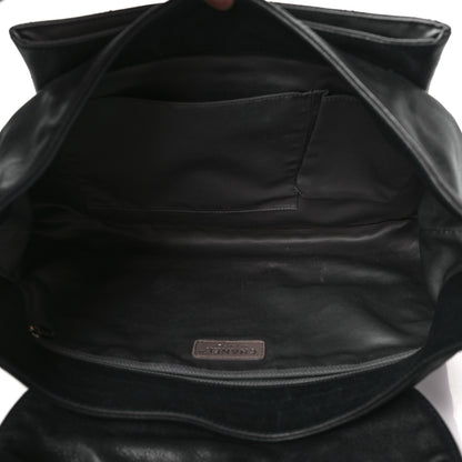 Chanel Caviar Stitched Pocket In The City Hobo Black 5 of 14