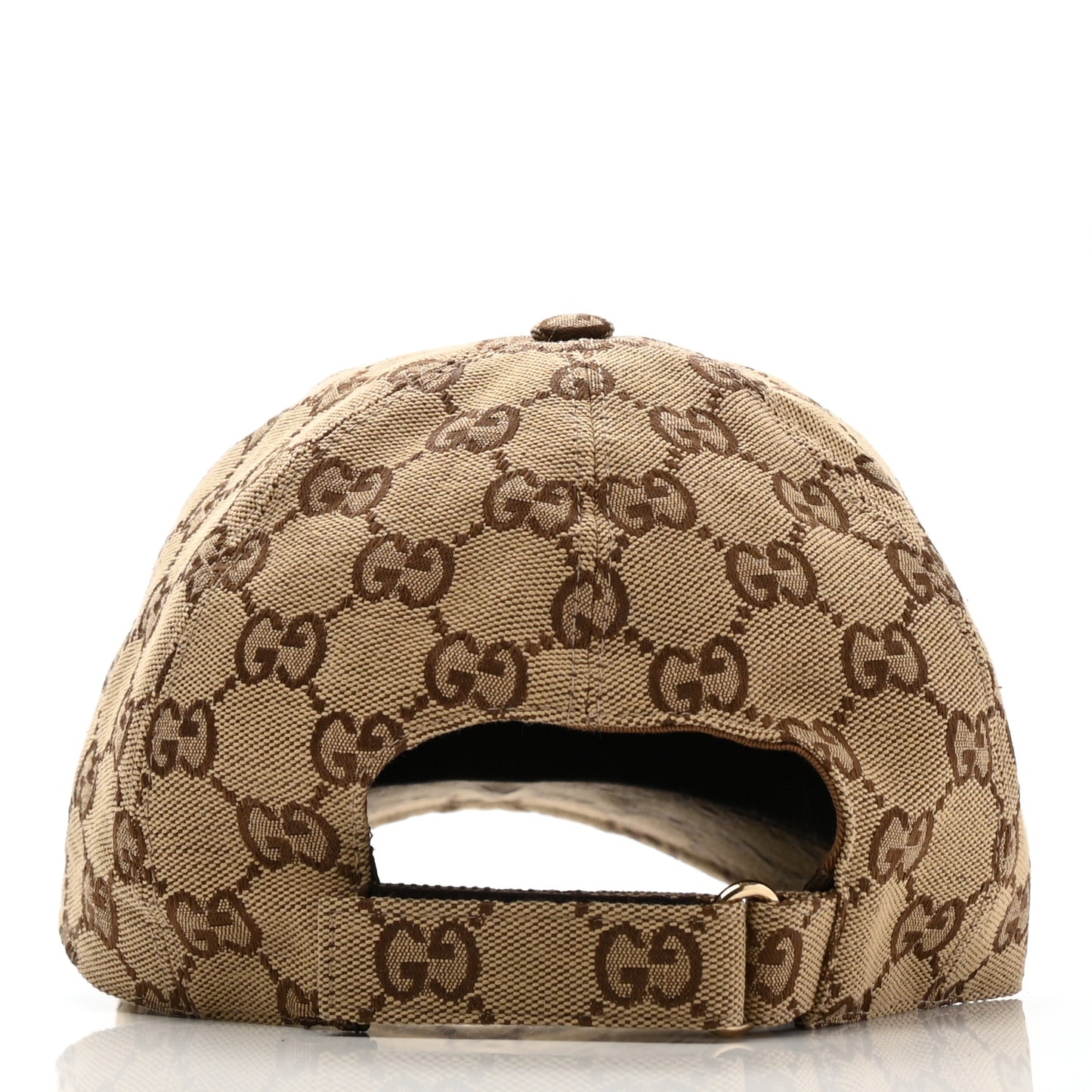 Monogram Textured Dollar Calfskin Zeno Baseball Hat S Beige