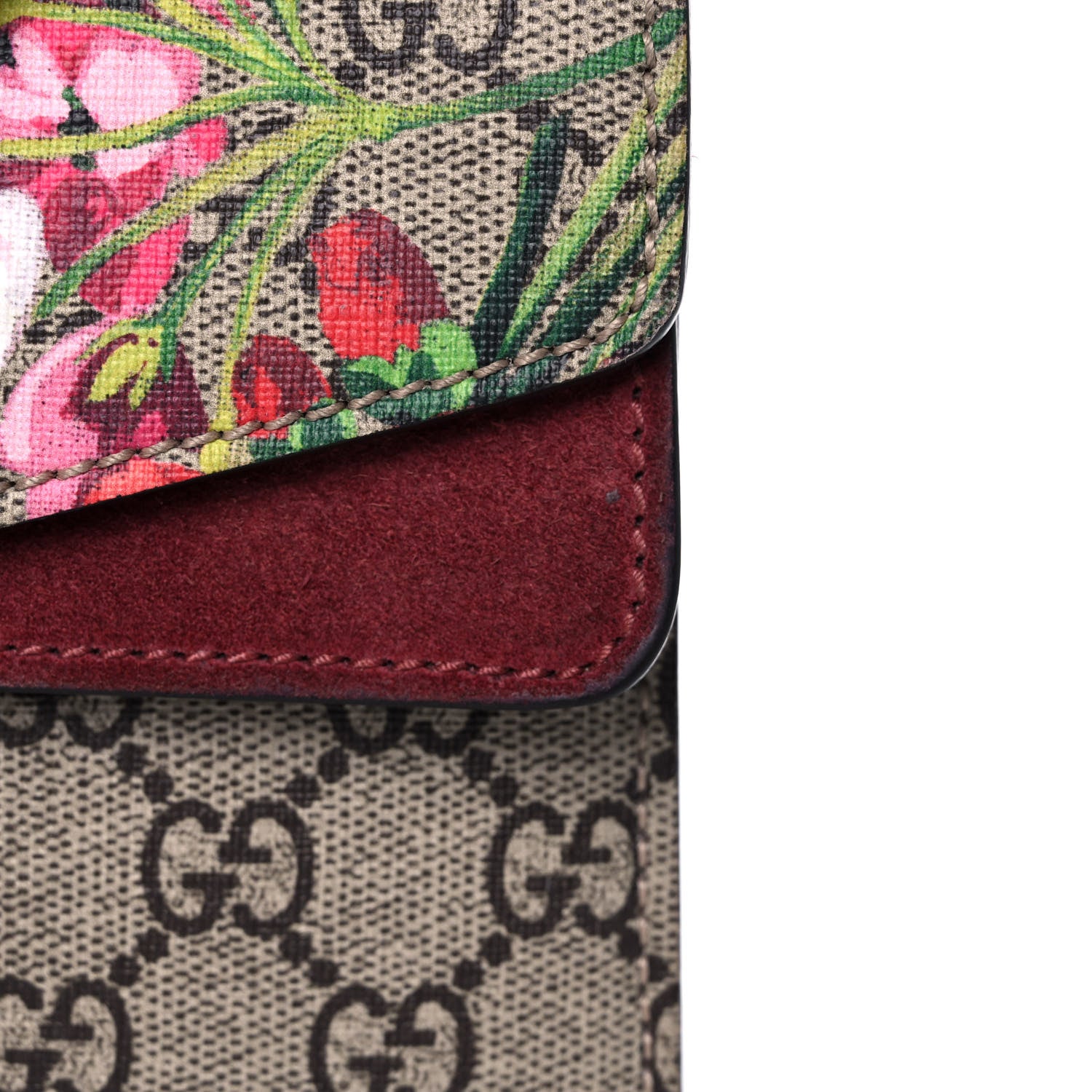 Gucci GG Supreme Monogram Blooms Mini Dionysus Shoulder Bag Beige Multicolor Dry Rose 12 of 15
