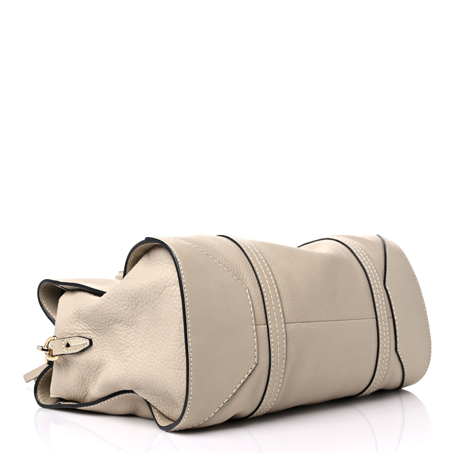 Calfskin Satchel Limestone