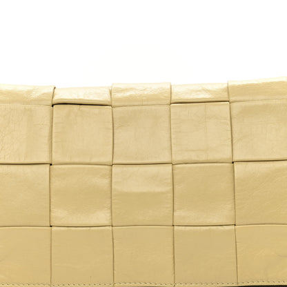 Bottega Veneta Paper Calfskin Intrecciato Stretch Cassette Beige 7 of 9