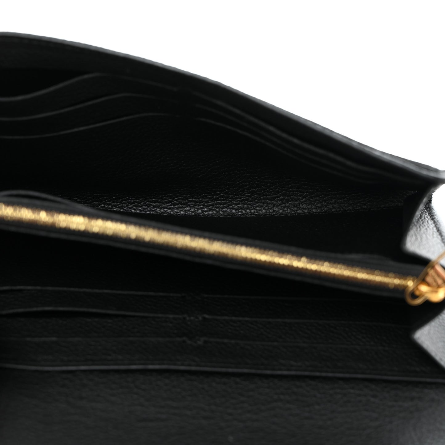 Monogram Empreinte Giant Sarah Wallet Black Beige