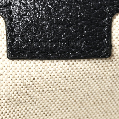 Gucci GG Supreme Monogram Textured Dollar Calfskin Web Medium Ophidia Duffle Bag Beige Blue 5 of 6