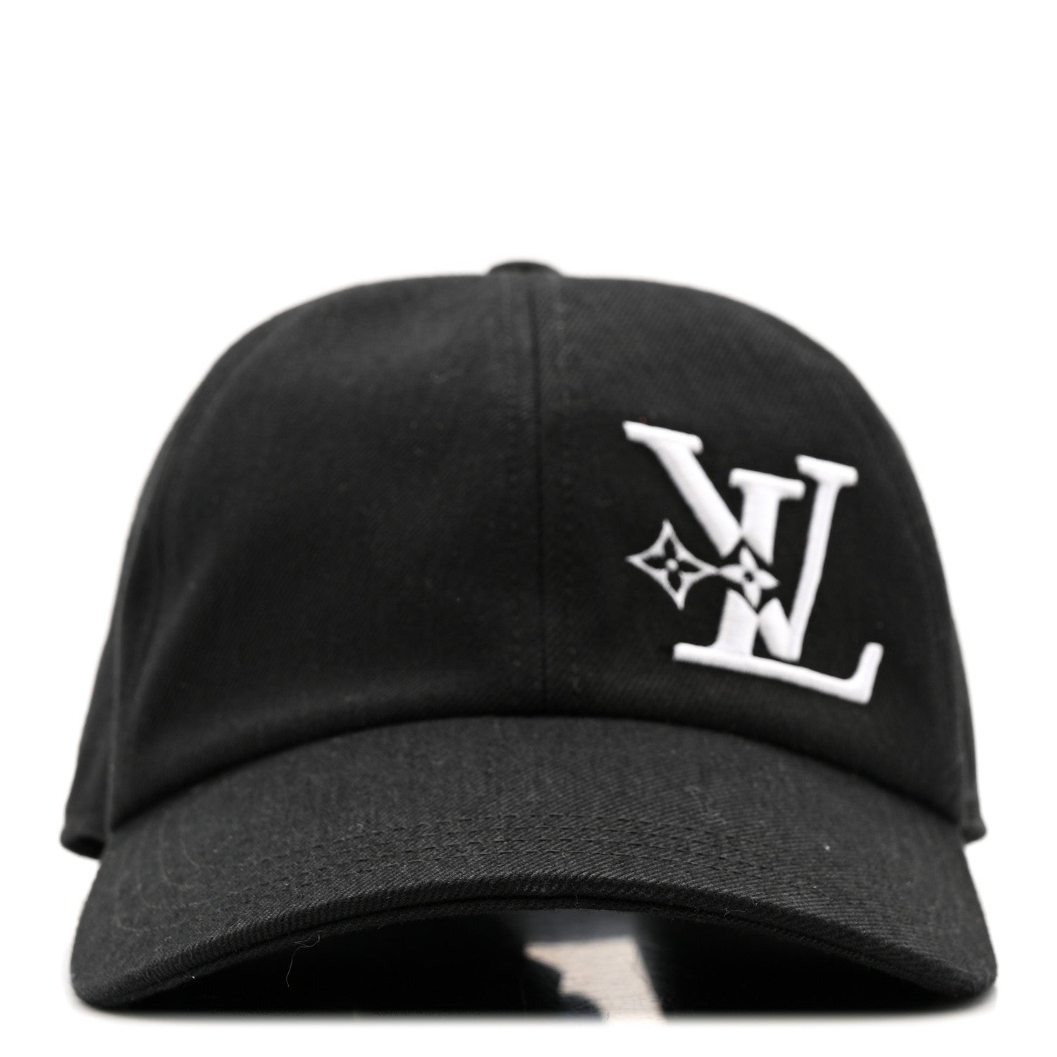 Louis Vuitton Cotton Monogram Embroidered LV Smash Cap L Black 3 of 11