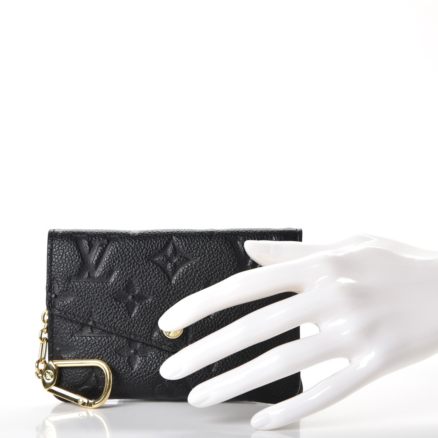 Louis Vuitton Empreinte Key Pouch Black 2 of 7