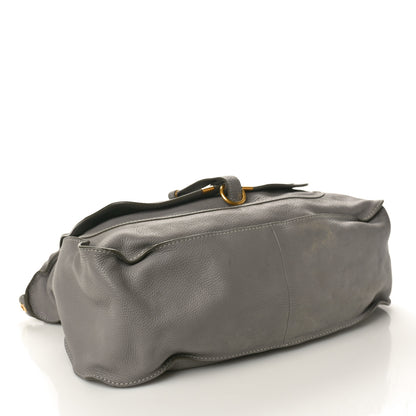 Chloe Calfskin Large Marcie Satchel Cashmere Grey 4 of 10
