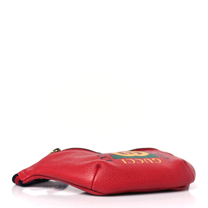 Gucci Grained Calfskin Small Logo Belt Bag Hibiscus Red 4 of 9