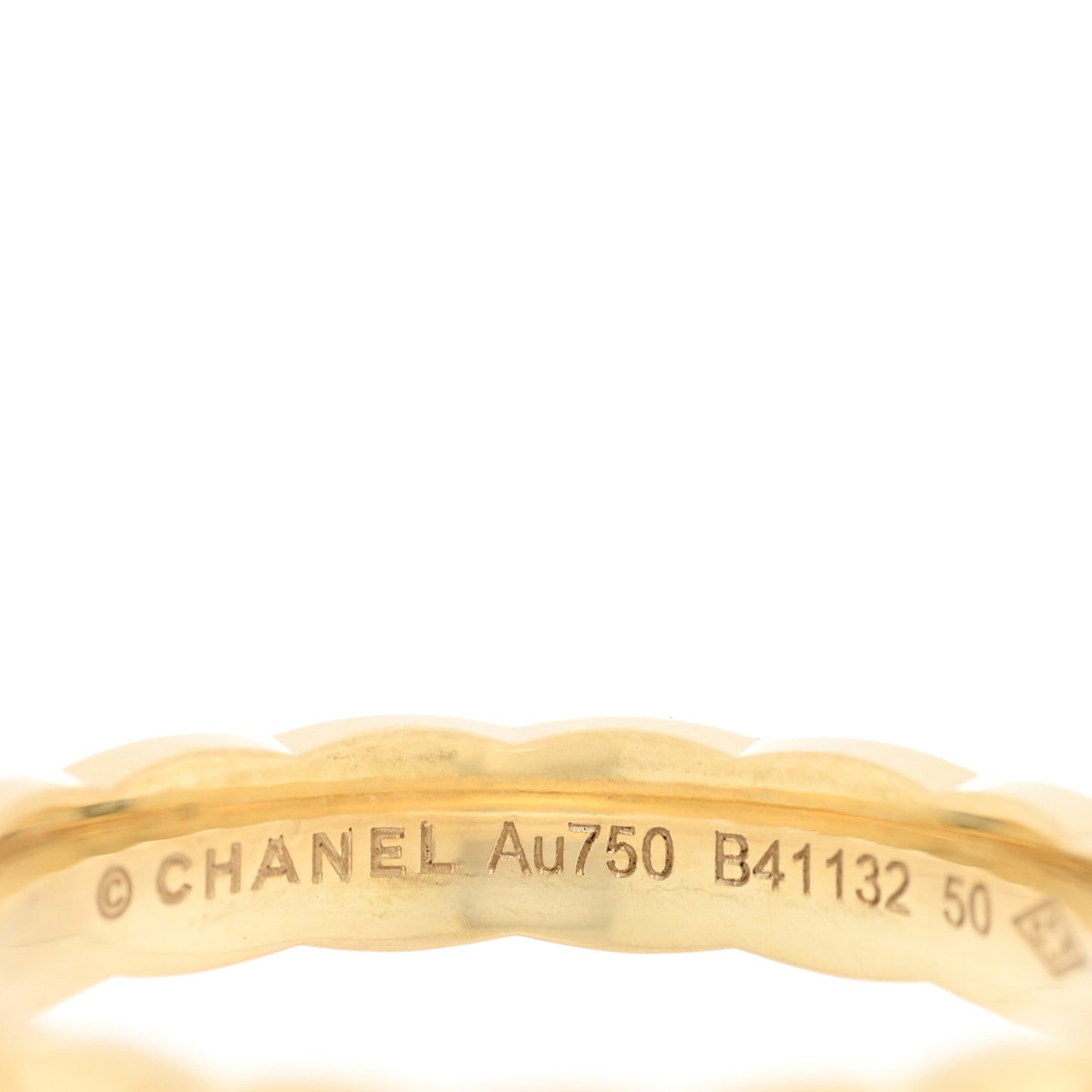 18K Yellow Gold Mini Coco Crush Ring 50 5.25