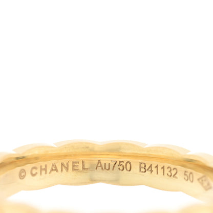 Chanel 18K Yellow Gold Mini Coco Crush Ring 50 5.25 4 of 5