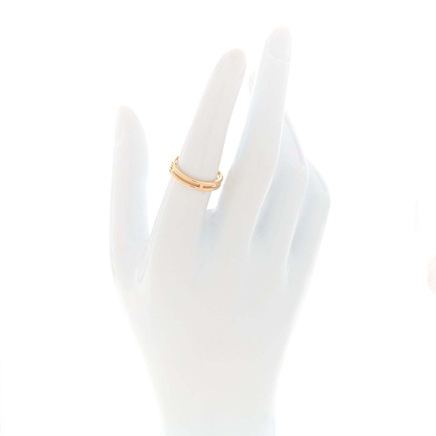 18K Rose Gold Ariane Wedding Band Ring 54 6.75