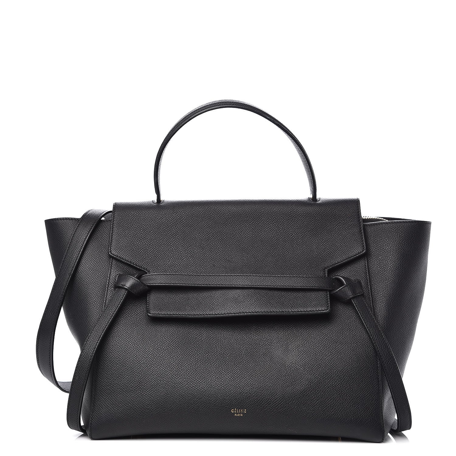 Celine Grained Calfskin Mini Belt Bag Black 1 of 14
