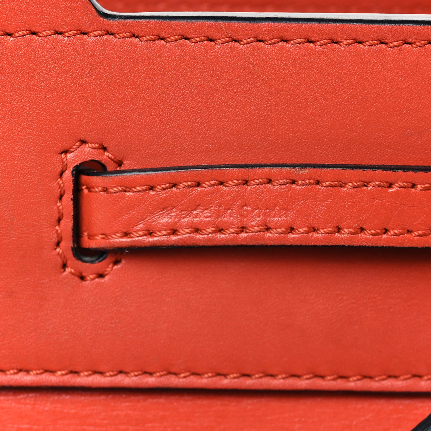 Boxcalf Mini Lazo Tote Vermillion