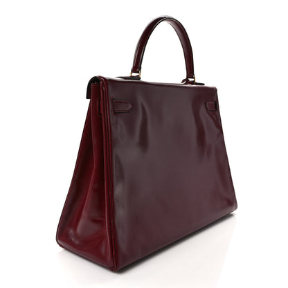 Hermes Box Kelly Retourne 35 Rouge H 3 of 10