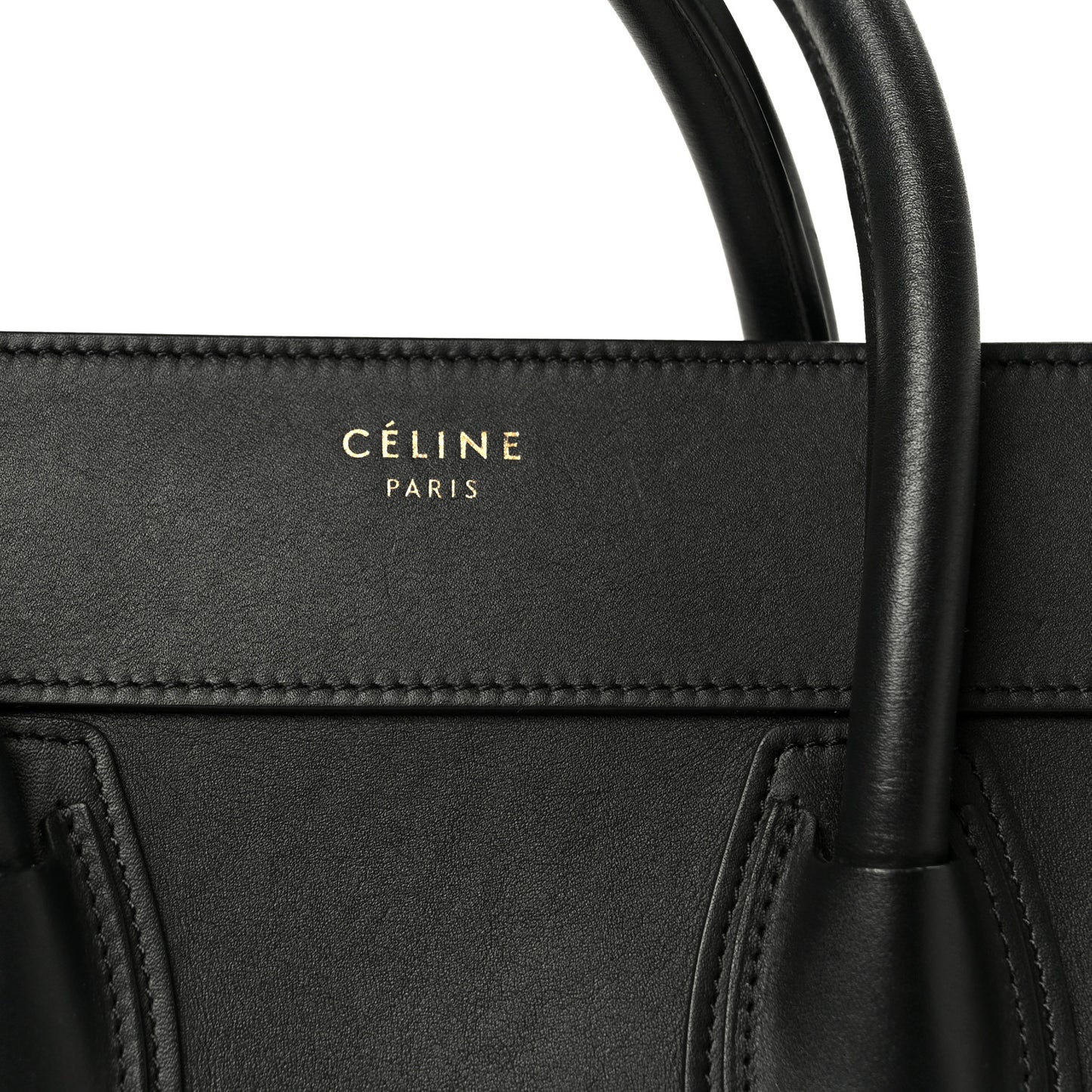 Smooth Calfskin Mini Luggage Black
