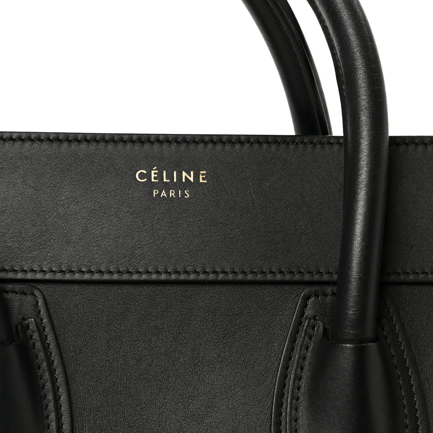 Celine Smooth Calfskin Mini Luggage Black 8 of 11