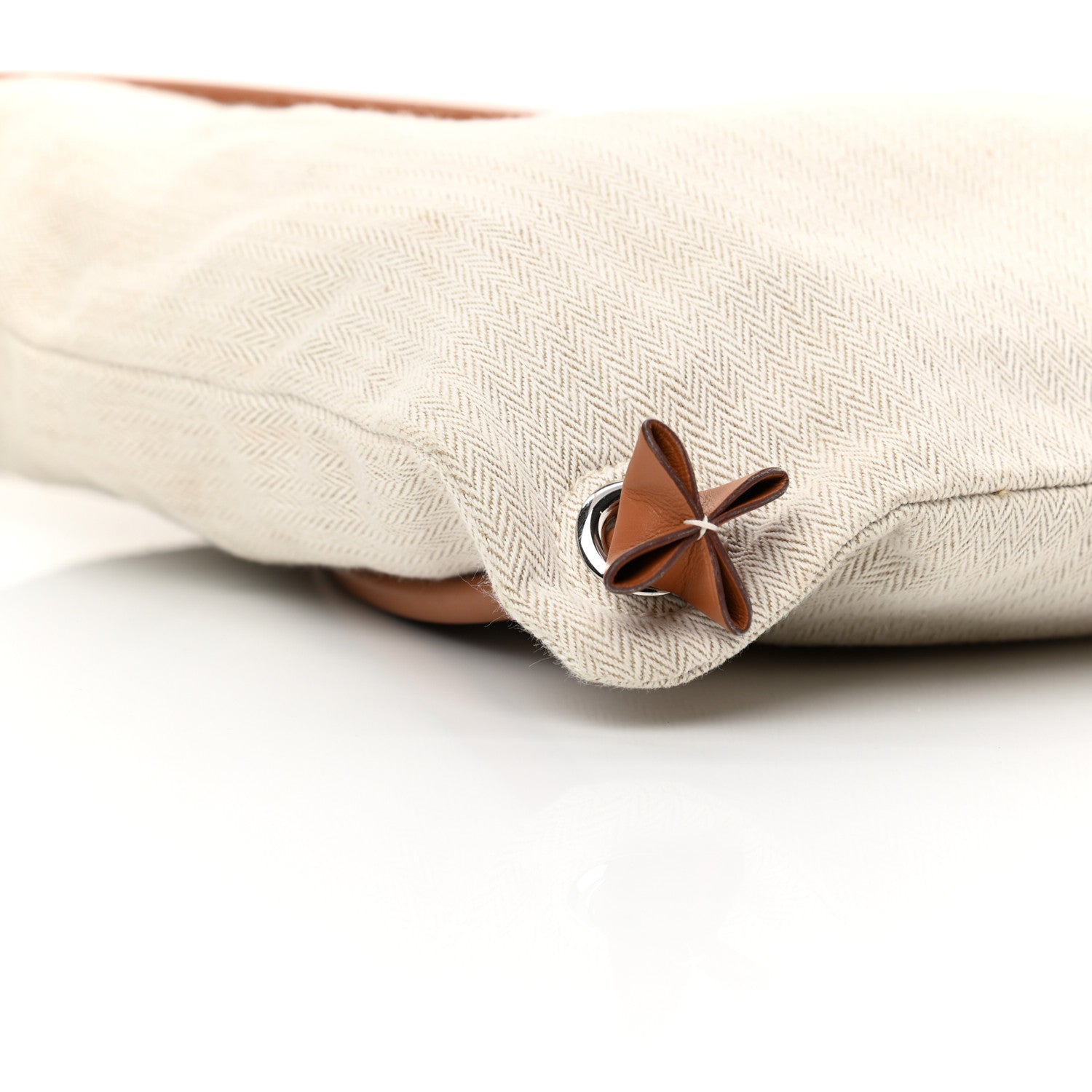 Hermes Toile Swift Maline Bag Gold Craie 15 of 23