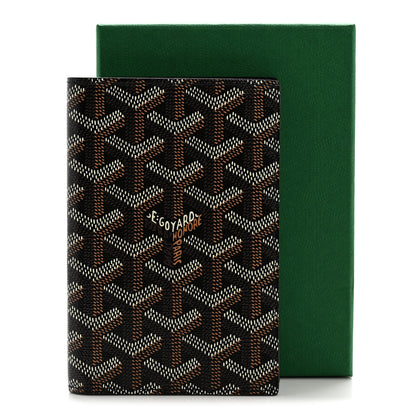 Goyard Goyardine Grenelle Passport Wallet Black Gold 8 of 8