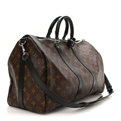 Louis Vuitton Monogram Macassar Keepall Bandouliere 45 2 of 8