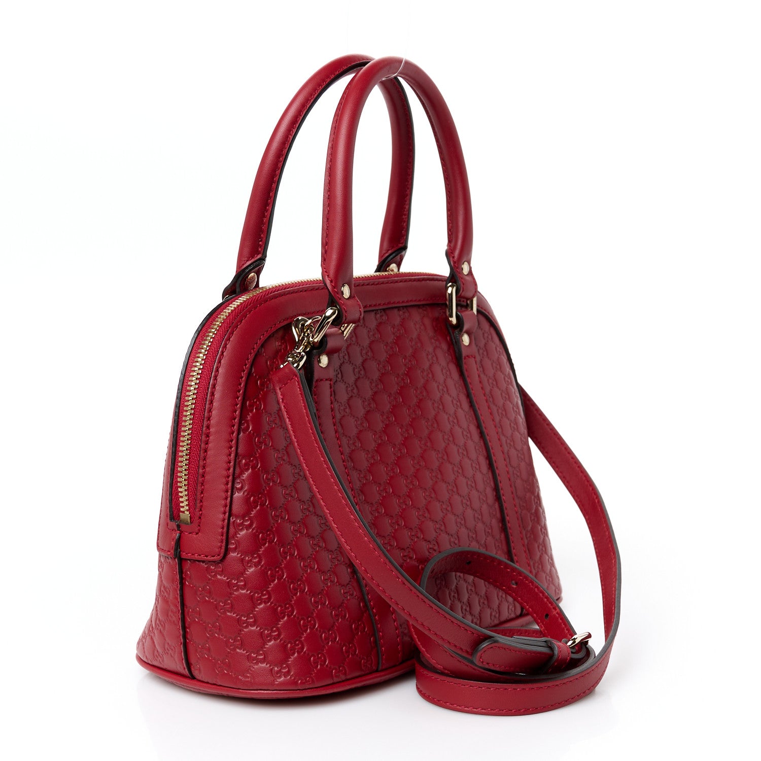 Gucci Soft Microguccissima Mini Dome Bag Rosso 3 of 11