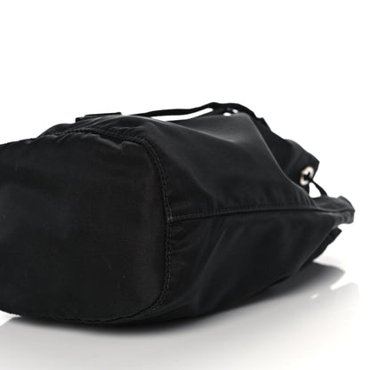 Prada Saffiano Tessuto Nylon Vela Bucket Wristlet Black 6 of 11
