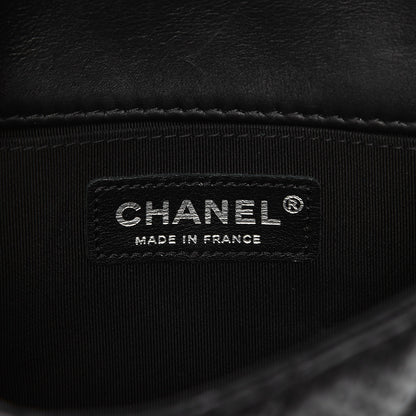 Chanel Lambskin Perforated Mini Rectangular Flap Black 6 of 8