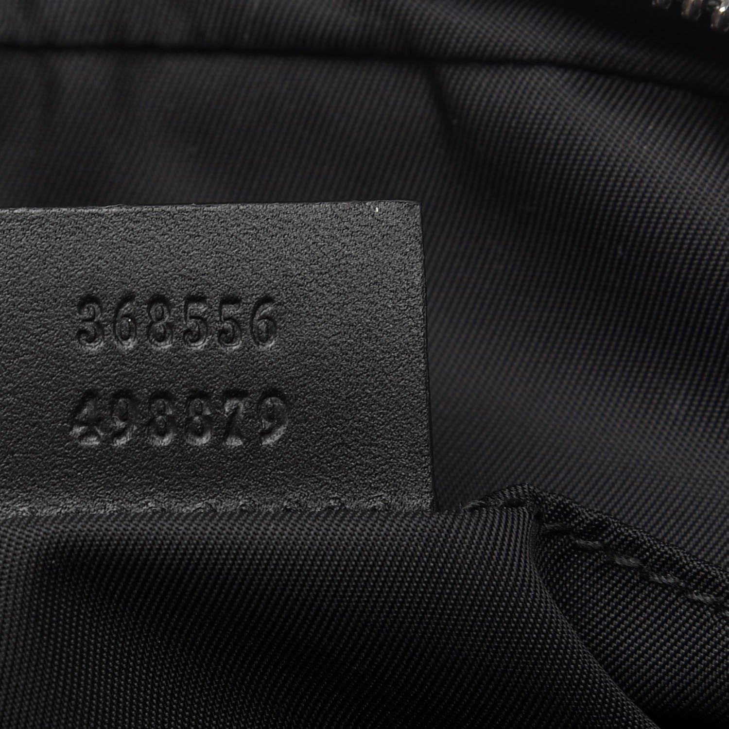 Gucci GG Supreme Monogram Toiletry Case Black Grey 11 of 13